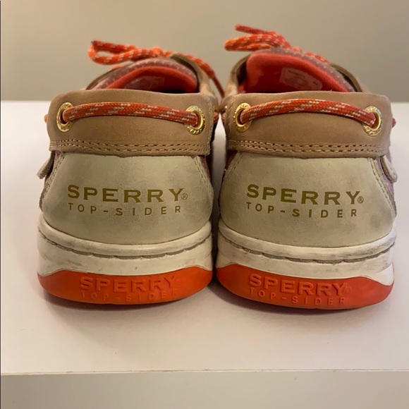 Sperry Women’s Angelfish Linen/Coral size 8 - Picture 2 of 8